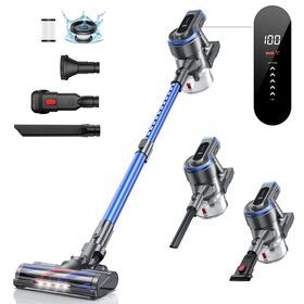 Lightweight Stick Vacuum Cleaner with Powerful Suction,Detachable Battery,4 in 1 Handheld Vacuum
