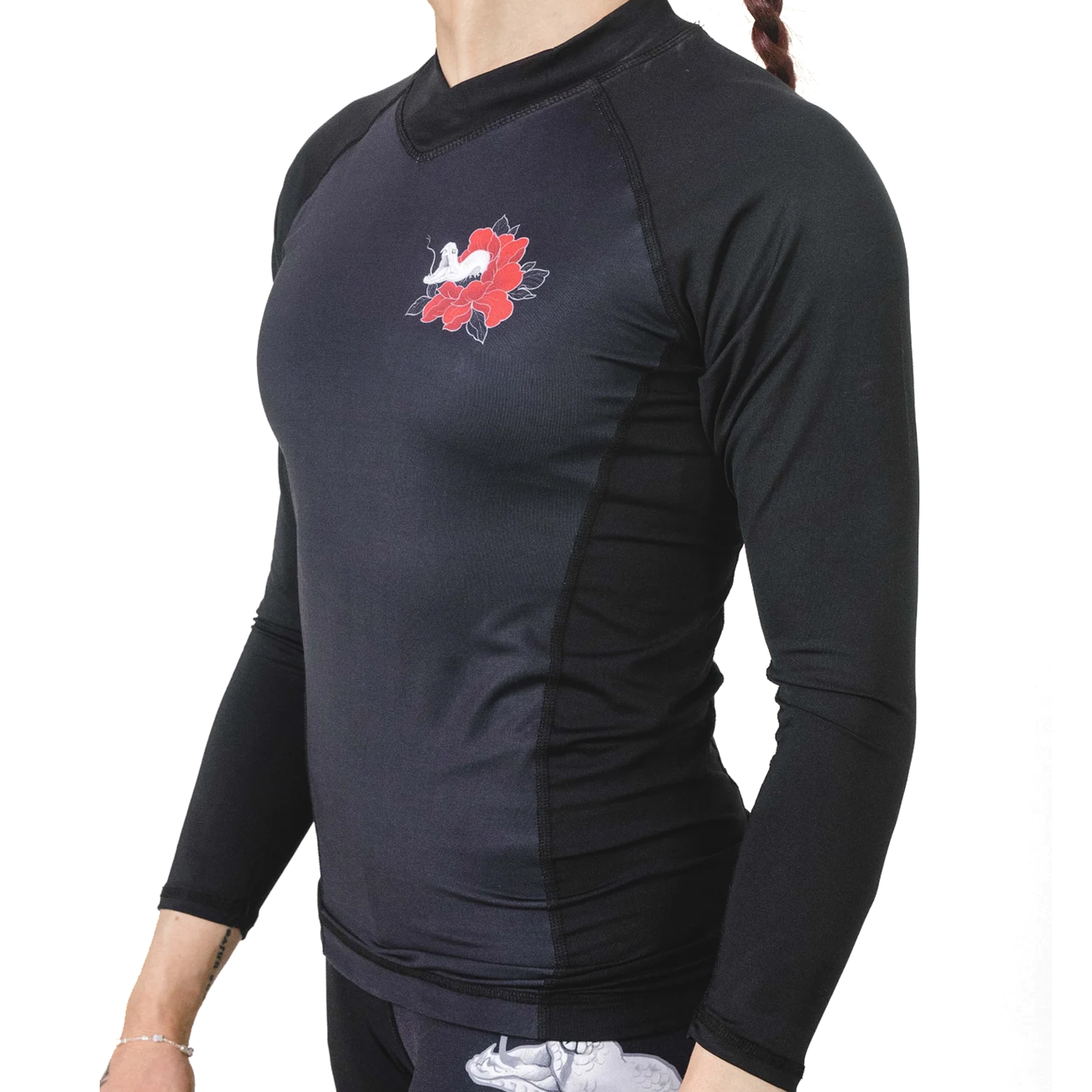 GOLDSPIX ENTERPRISES Custom Printed Wholesale Long Sleeve Rashguard BJJ MMA Martial Arts Wear Customize Women BJJ Rashguard Sportswear for Adults