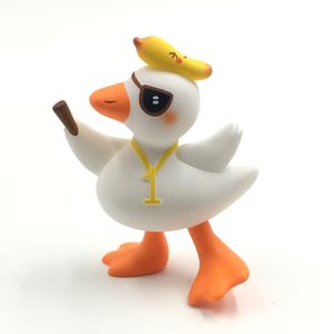 Custom Whole sales promotional gifts Collectible Vinyl Resin Duck Figures OEM Soft PVC Toys