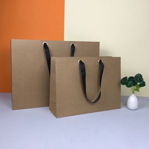 Lipack High Quality Customized Kraft Paper Bag Extra Large Shopping Bag