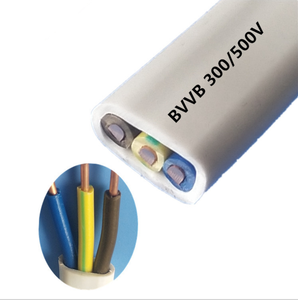 Wholesale  Hot Sales Power Cable Wire PVC 2 Core 3 Core Flat Electrical Cable