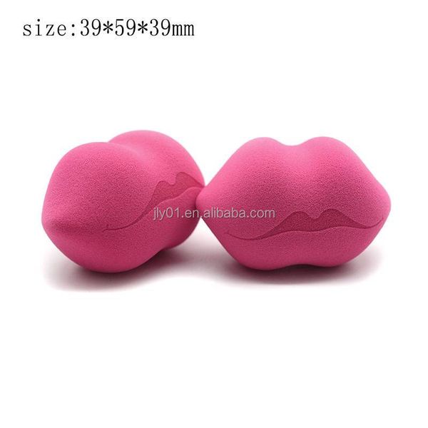 Makeup Blender Cosmetic Puff Dry and Wet Sponge lip shape makeup Beauty Cushion Foundation Powder Beauty Tool makeup Accessories