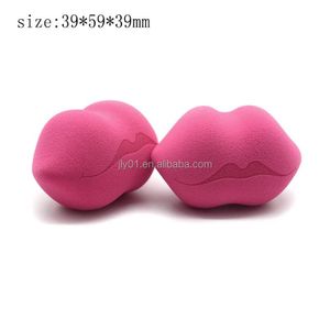 Makeup Blender Cosmetic Puff Dry and Wet Sponge lip shape makeup Beauty Cushion Foundation Powder Beauty Tool makeup Accessories
