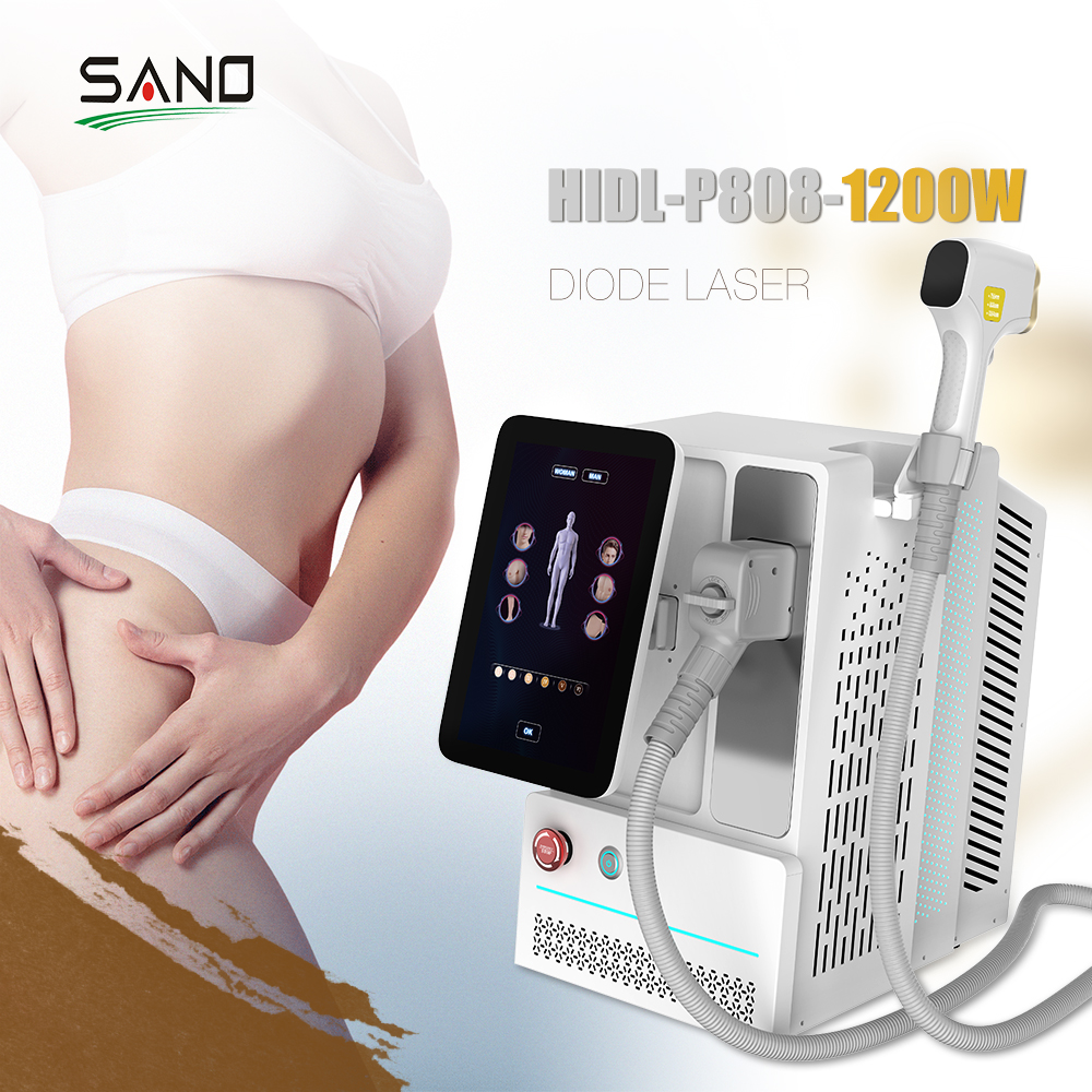 Beijing Sano Laser S&T Development Co., Ltd. New titanium hair remover laser machine 755 810 1064nm ice painless all skin types laser diode 808 hair removal machine