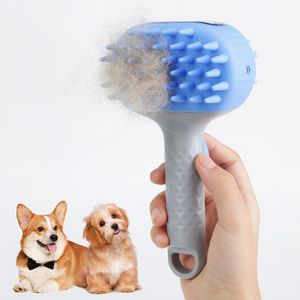 Trending Products Free Sample Pet Hair Remover Comb Accessories Supplies 3 in 1 Dog Cat Hair Massage Pet Cleaning Grooming Brush