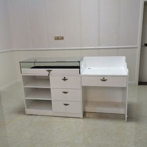 High end custom glass jewelry display cabinet jewelry shop furniture