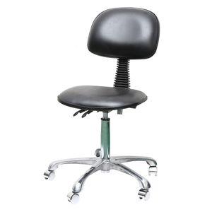 Antistatic PU leather office lab chairs Black Blue Adjustable workstation chair anti static task chairs