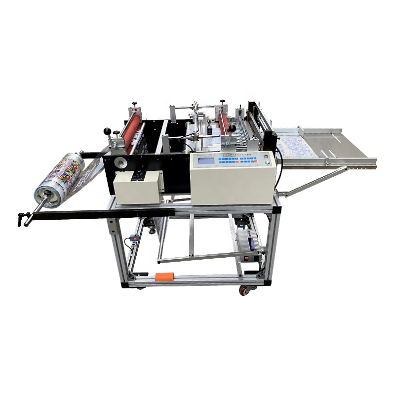 High Precision PVC PP ABS Film Cutting Machine Plastic Film Unwinding Slitting Machine TPU Film Roll To Sheet Cutter Machine