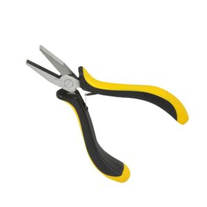 Manufacturer of Low Price Flat Nose Pliers Crimping Tools 4.5'' Mini Flat Nose Pliers kit set with carbon steel material