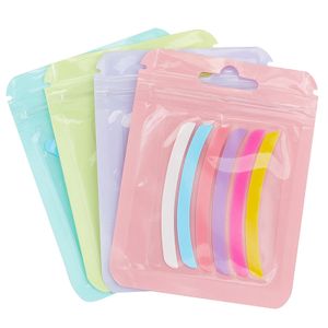 6pcs Reusable Silicone Stripe Eyelash Extension Patch Soft Perm Eyelashes Curlers Eye Pad Lash Lift Sticky Tape Makeup Tools