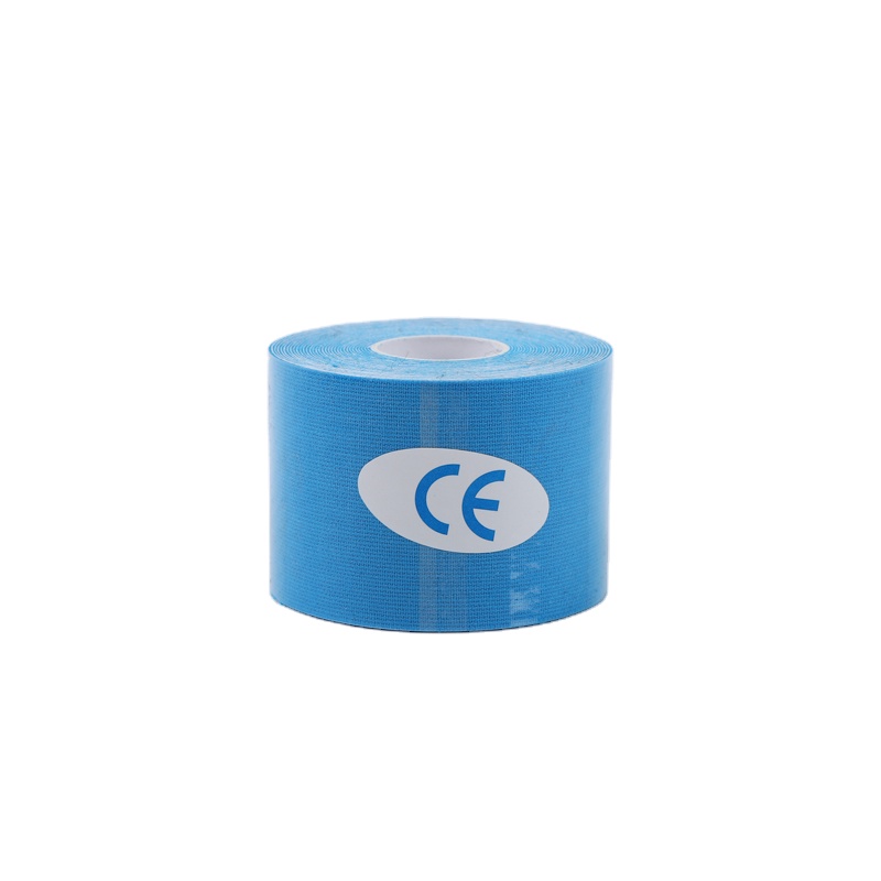 Wenzhou Tianxi Medical Supplies Co., Ltd. 5cm*5m Light Blue Waterproof Kinesiology Tapes China Manufacturer With Naked boxed