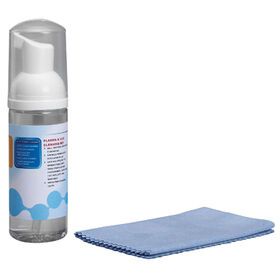 Screen cleaning foam