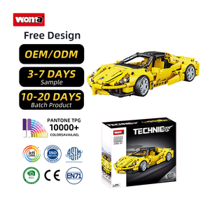 Woma Toys C0902 CPSIA Tech-toy Racing Car Building Blocks Vehicle Kit