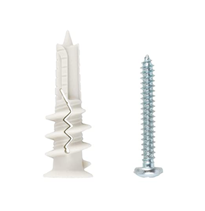 China Manufacturer Self Drilling Drywall Anchors Kit Plasterboard Hollow Wall Anchors With Screws Plastic Nylon  Anchors