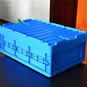 Durable PP Plastic Storage Boxes Nestable Solid Box Heavy Duty Turnover Container Recyclable plastic crate