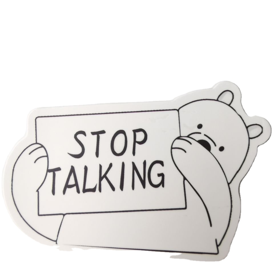 Yiwu Yongchen Crafts & Arts Co., Ltd. Vinyl Logo Design Stickers Custom Die Cut, Self Adhesive Waterporrf PVC Die Cut Custom Stickers