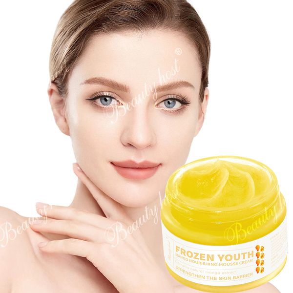 Wholesale Face And Body Cream With Cooling Sensation, Mango Extract Nourishing Mousse Deep Hydration Summer Cream