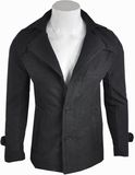 Classic Design Men Woolen Coat