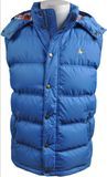 Men Down Vest with Hoody