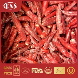 Qingdao Professional Chili Factory Supply IQF Hot Pepper/Frozen Chili/Jinta Chili