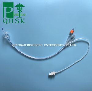 Disposable 3-Way Silicone Foley Catheter