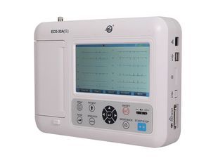 Hospital Equipment 3 Channel Digital Portable ECG/EKG Machine with Analysis