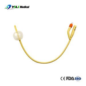 Medical Disposable Sterile Urine Silicone Coated Latex Foley Catheter with Balloon