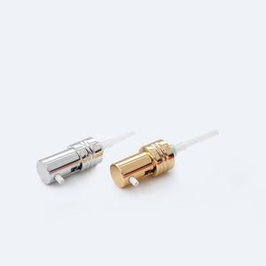 18/410, 18/415 Gold Silver Aluminum Cosmetic Treatment Pumps with Plastic Bottle