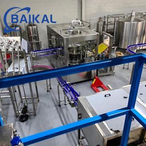Aluminum Can Carbonated Soft Drink Sparkling Water Filling Production Line/ Juice CSD Drink Canning Machine