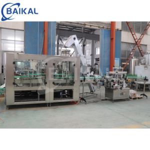 Automatic Glass Plastic Bottle Wine Beer Carbonated Drink Champagne Filling Capping Machine