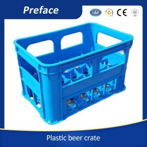 Bottom Price High Quality Plastic Beer Bottle Crates Security Wine