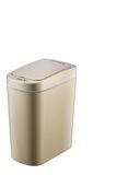 Gold Color 7L Rubbish Bin Sensor for Lady Bathroom