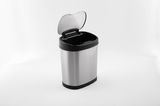 Stainless Steel Automatic Pedal Trash Bin Perfect for Women Bathroom