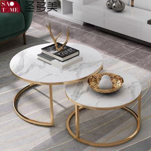 Modern Living Room Coffee Table Metal Side Table Bedroom Tea Table
