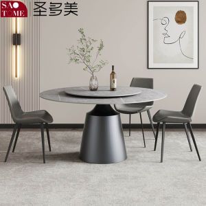 Modern Design Luxury Home Furniture Marble Stainless Steel Dining Table