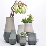 Europe Modern Decoration Custom Color Wedding Ceramic Vases / Flower Vase Set for Home Decor