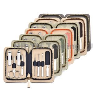 5PCS 8PCS High Quality High-End Custom Portable Bag Set Multi-Purpose Manicure Tool Nail Clipper for Men and Women