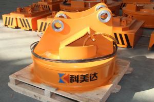 China Manufacturer of Scraps Lifting Magnet for Excavator, Forklift etc Machinery