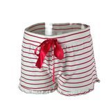 Women′s Striped Breathable Cotton Shorts