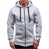 Zipper Hoodie Men Sweatshirt Solid Color Man Hoody Sweatshirts for Male Sweatshirts