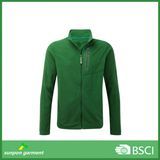 Simple Design Winter Jacket with Fleece Material Zip Pocket