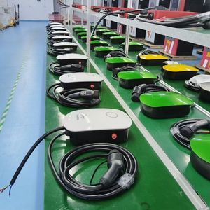 7kw China Factory AC EV Charging Station with CE Certificate Gbt Type 1 Type 2 Interface Commercial Charge