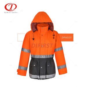 Workwear Coat Reflective Safety Parka DPA025