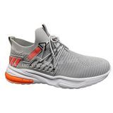 Custom Logo Running Sport Shoes Flyknit Upper Casual Walking Men Shoes