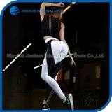 Unique Design White and Black Sportswear Heart Butt Yoga Pants