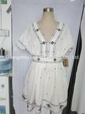 Hot Sale New Fashion Slim Fit Girl′s Blouse with Embroidery