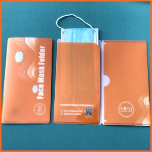 2 Pockets Version Plastic Face Mask Folder