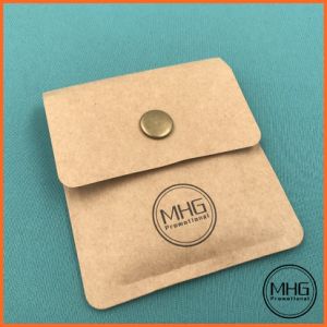 Brown Paper Cowhide Paper Portable Pocket Ashtray