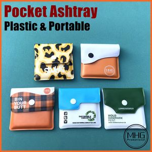 Plastic Portable Pocket Ashtray