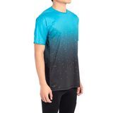 Custom Hot Sale Breathable Mesh Jogging Sport Gradual Change Color Sublimation Men T Shirt